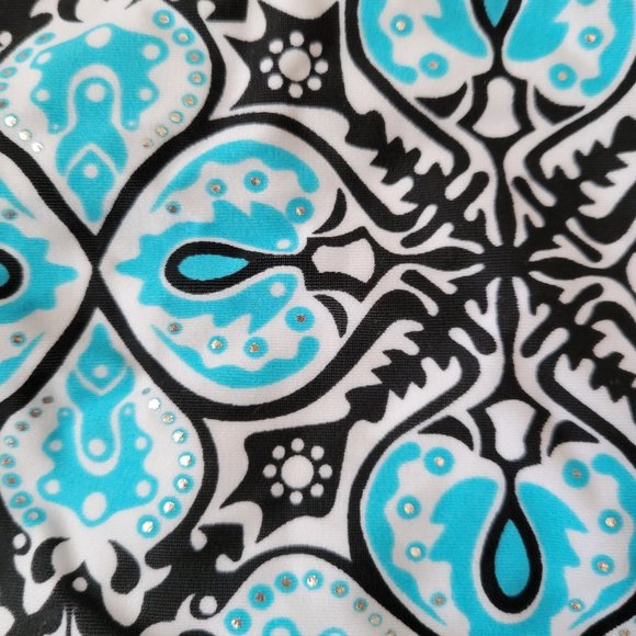 ☀️ Aqua Funky Design Print Bikini Bottoms - Picture 8 of 9